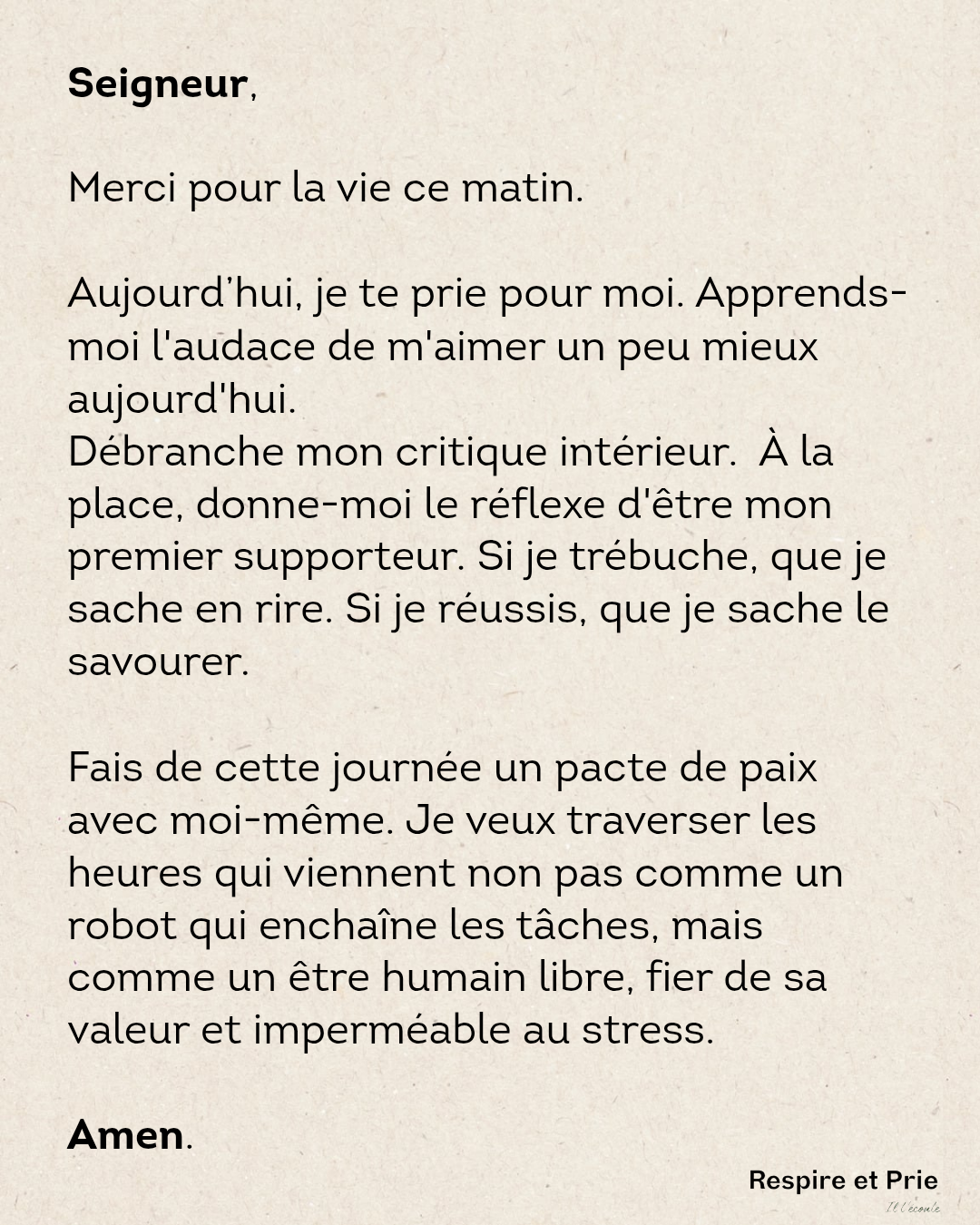 Un pacte de paix