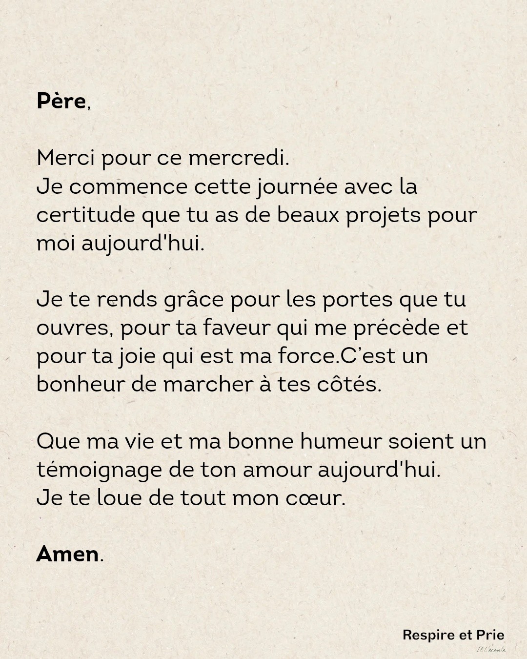 Merci pour ce mercredi
