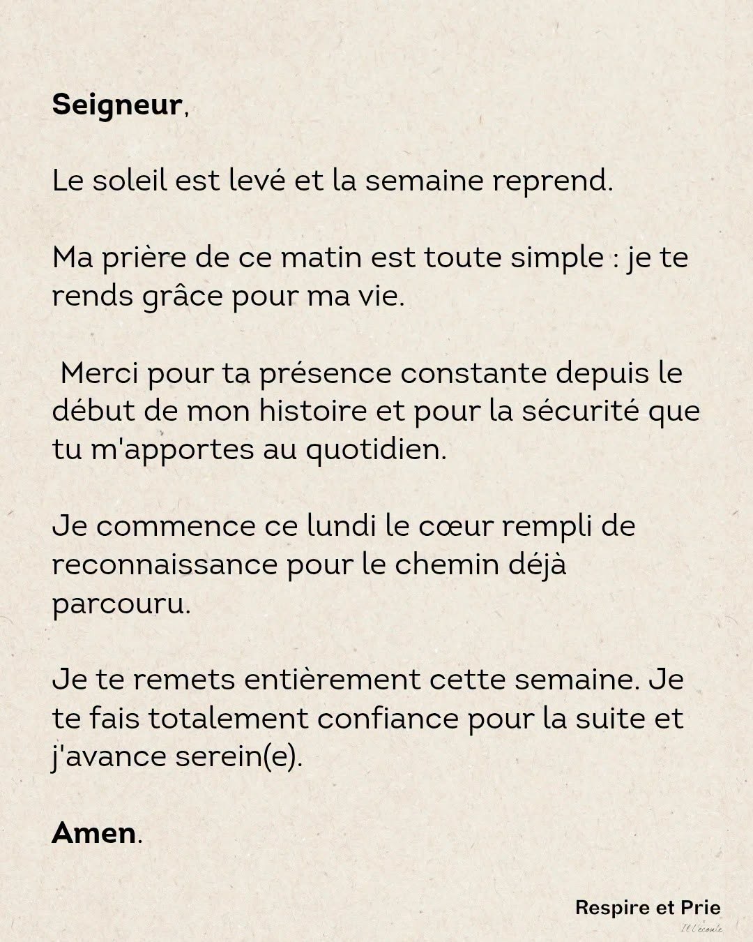 Le soleil est levé