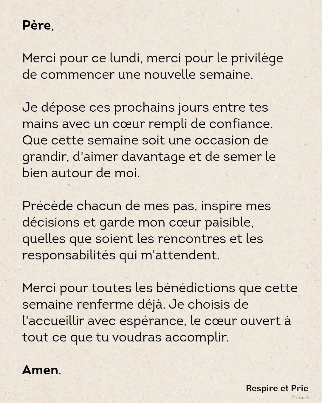 Merci pour ce privilège
