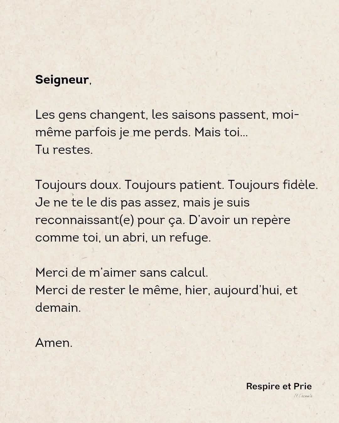 Les saisons passent
