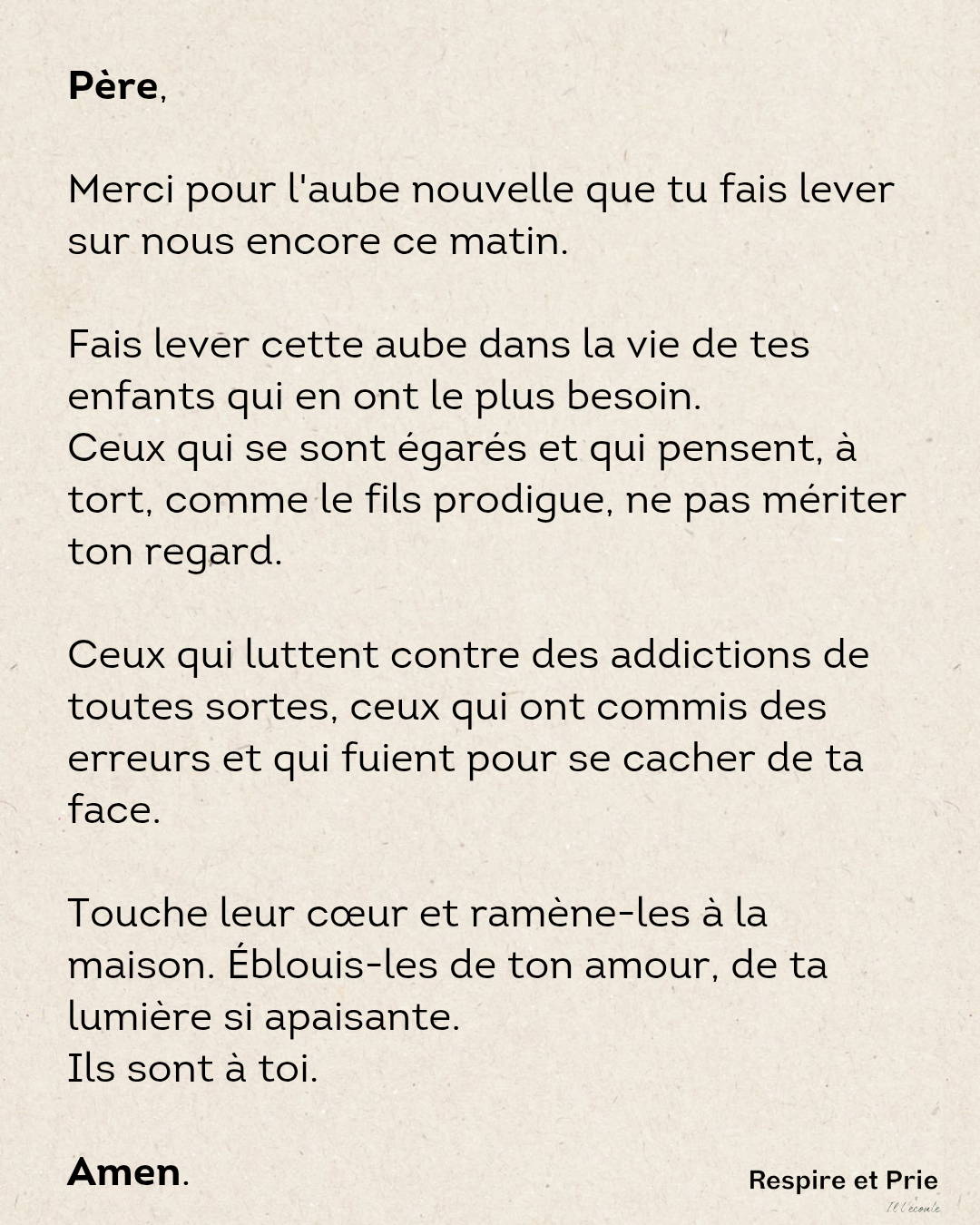 Aube nouvelle