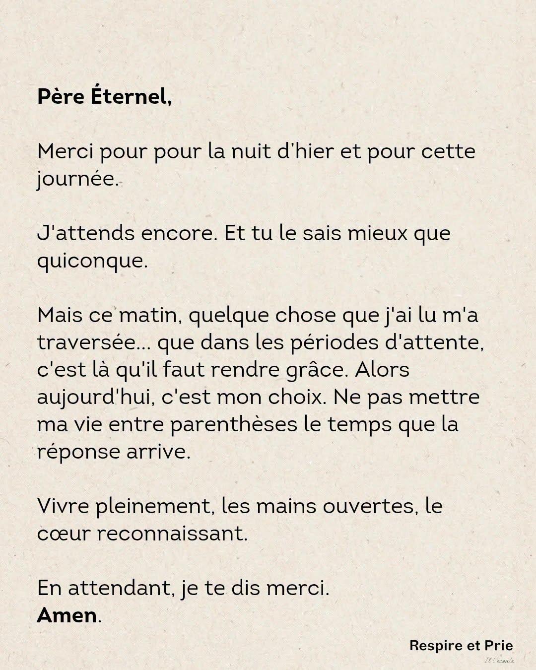 J’attends encore