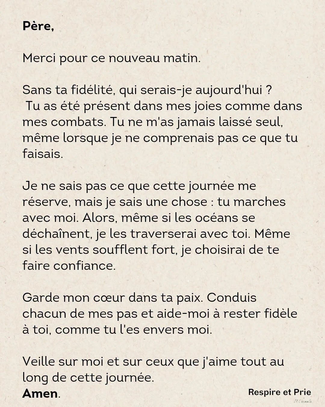 Merci pour ta fidélité