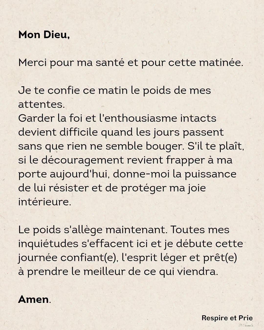 Le poids s’allège