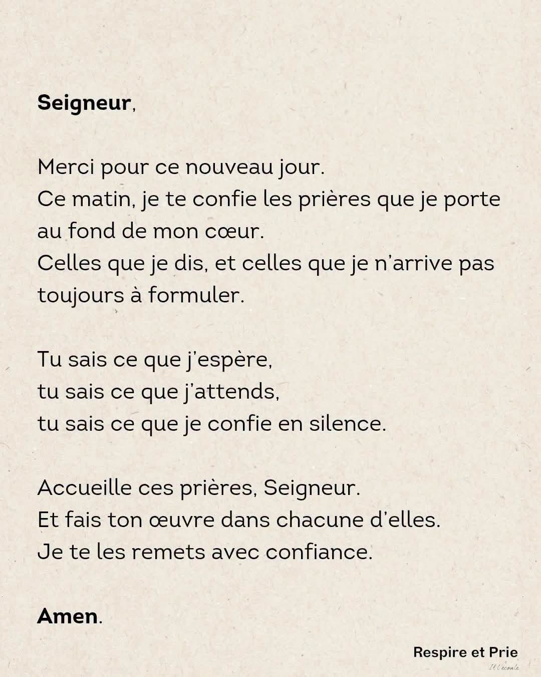 Tu sais ce que j’espère