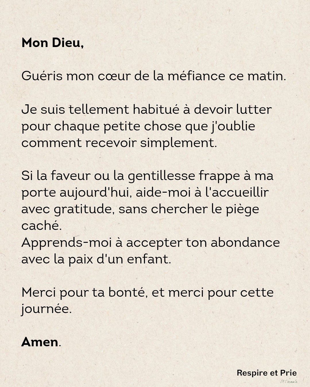Guéris-moi de la méfiance