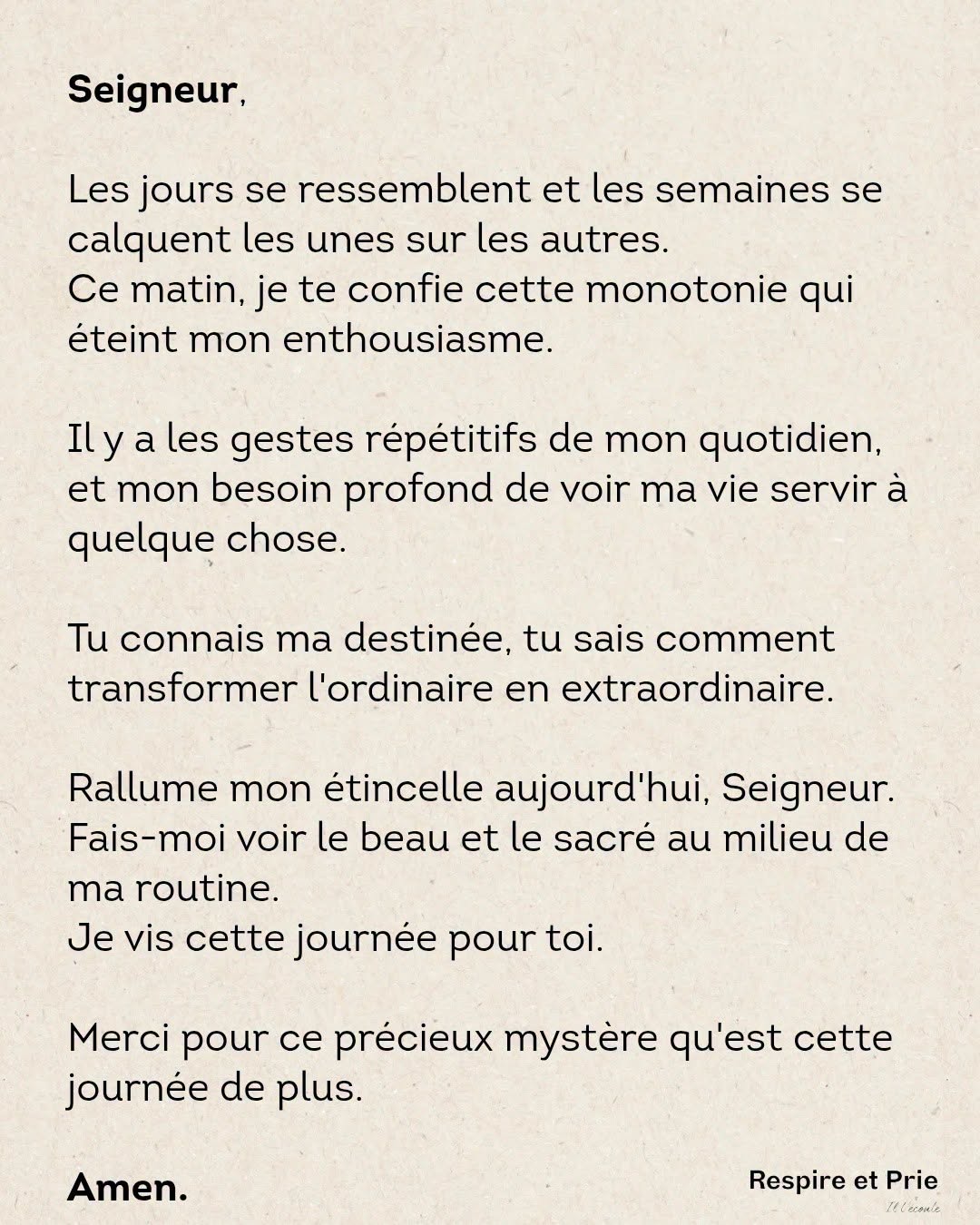 Rallume mon étincelle