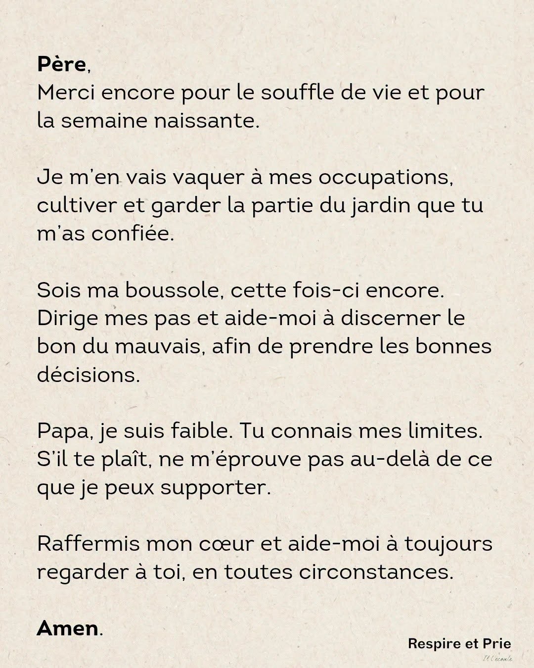 Je suis faible