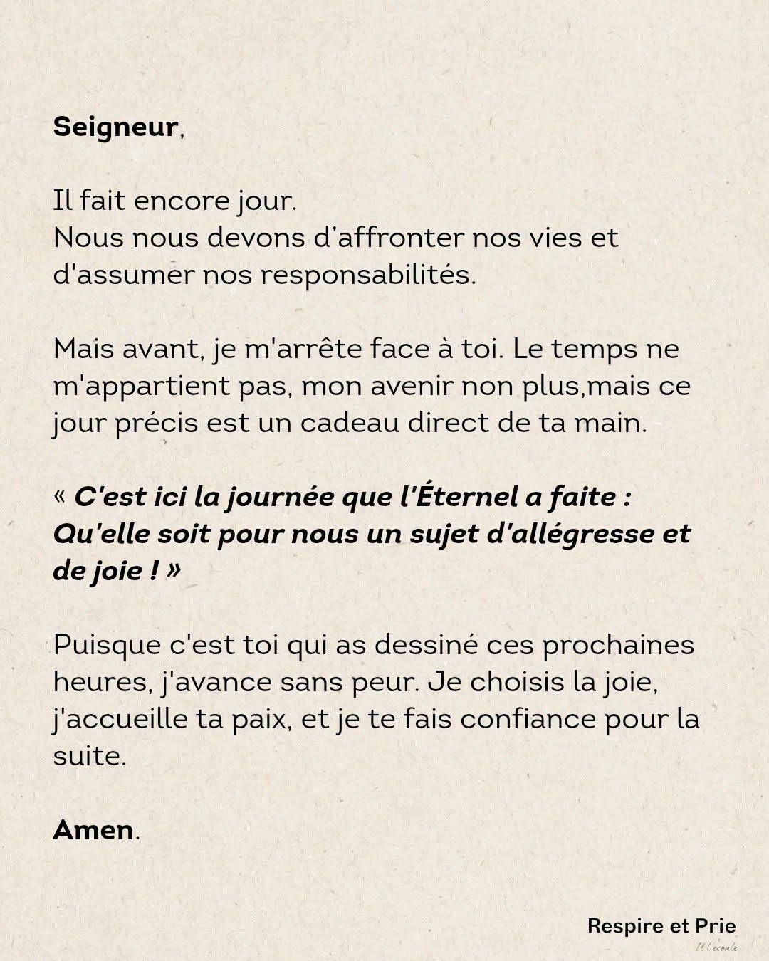 Je m’arrête face à toi