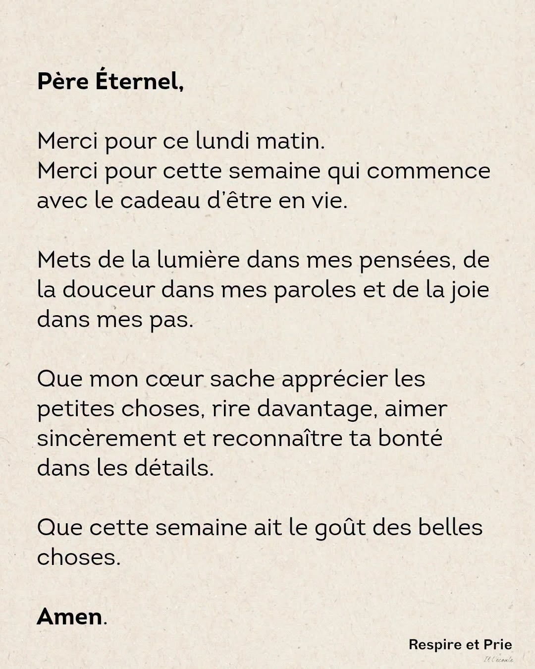 Prière de l'aurore — 24/08/2026