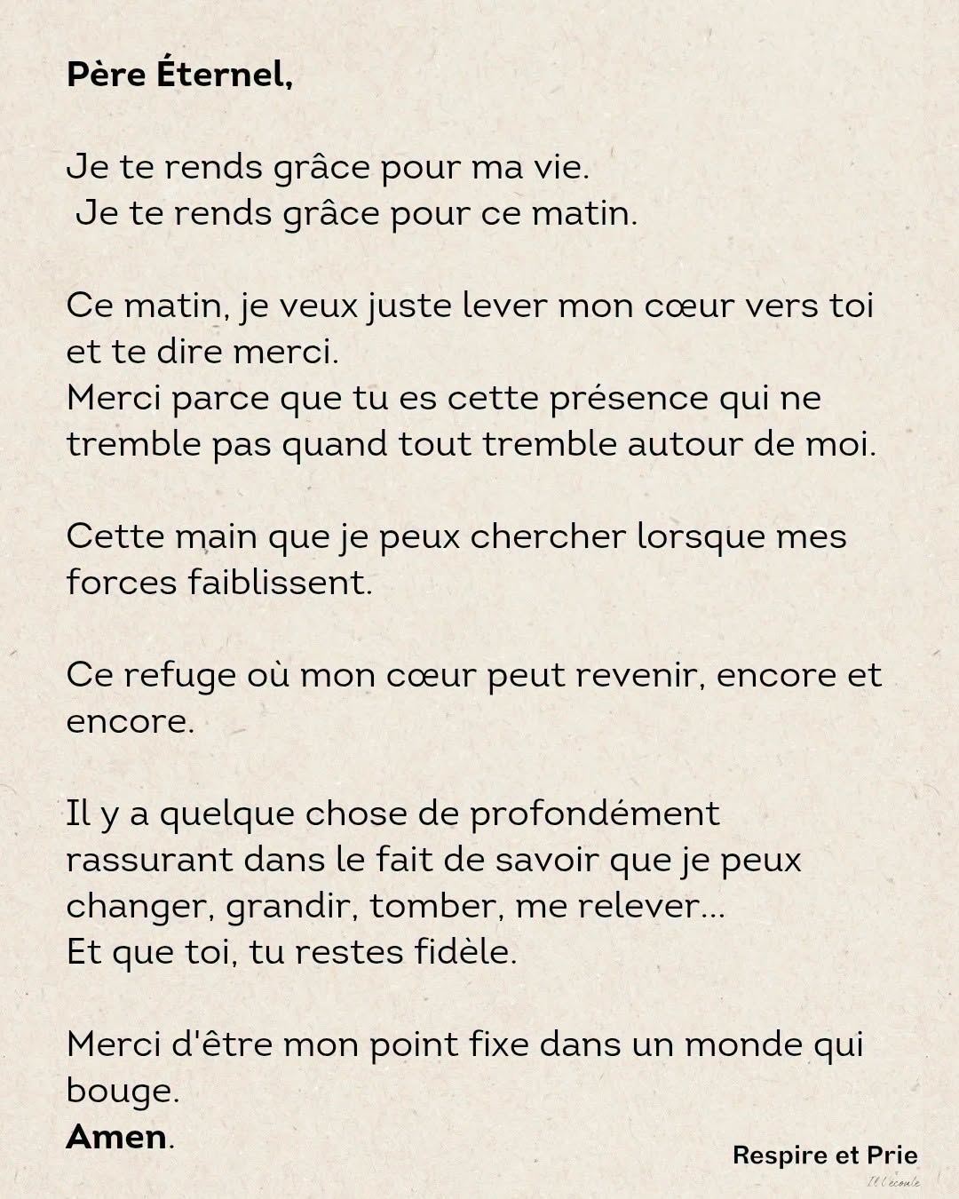 Prière de l'aurore — 26/08/2026