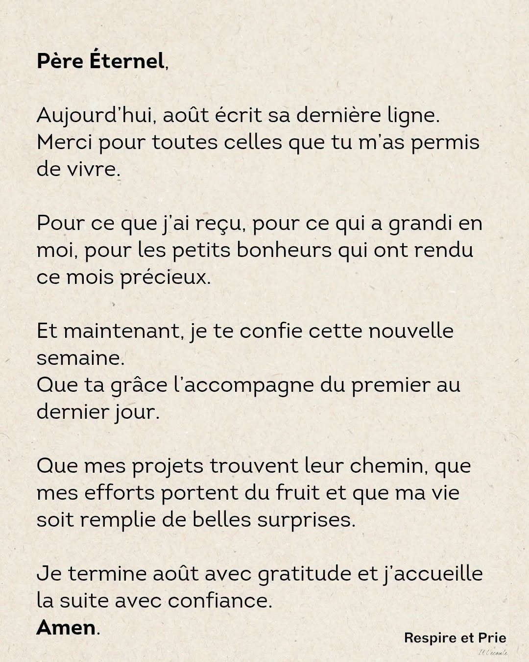 La dernière ligne d'août