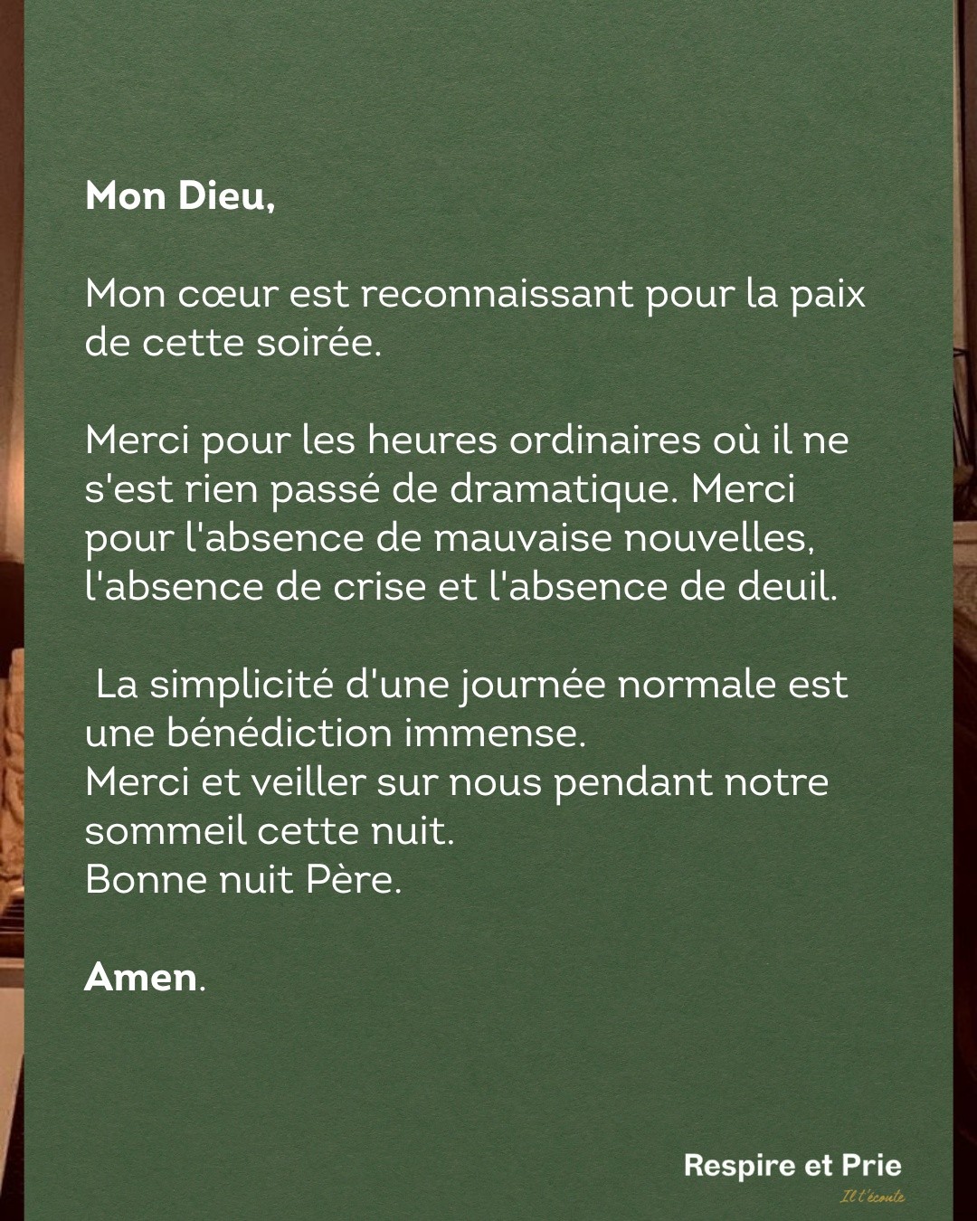 Une journée normale, merci