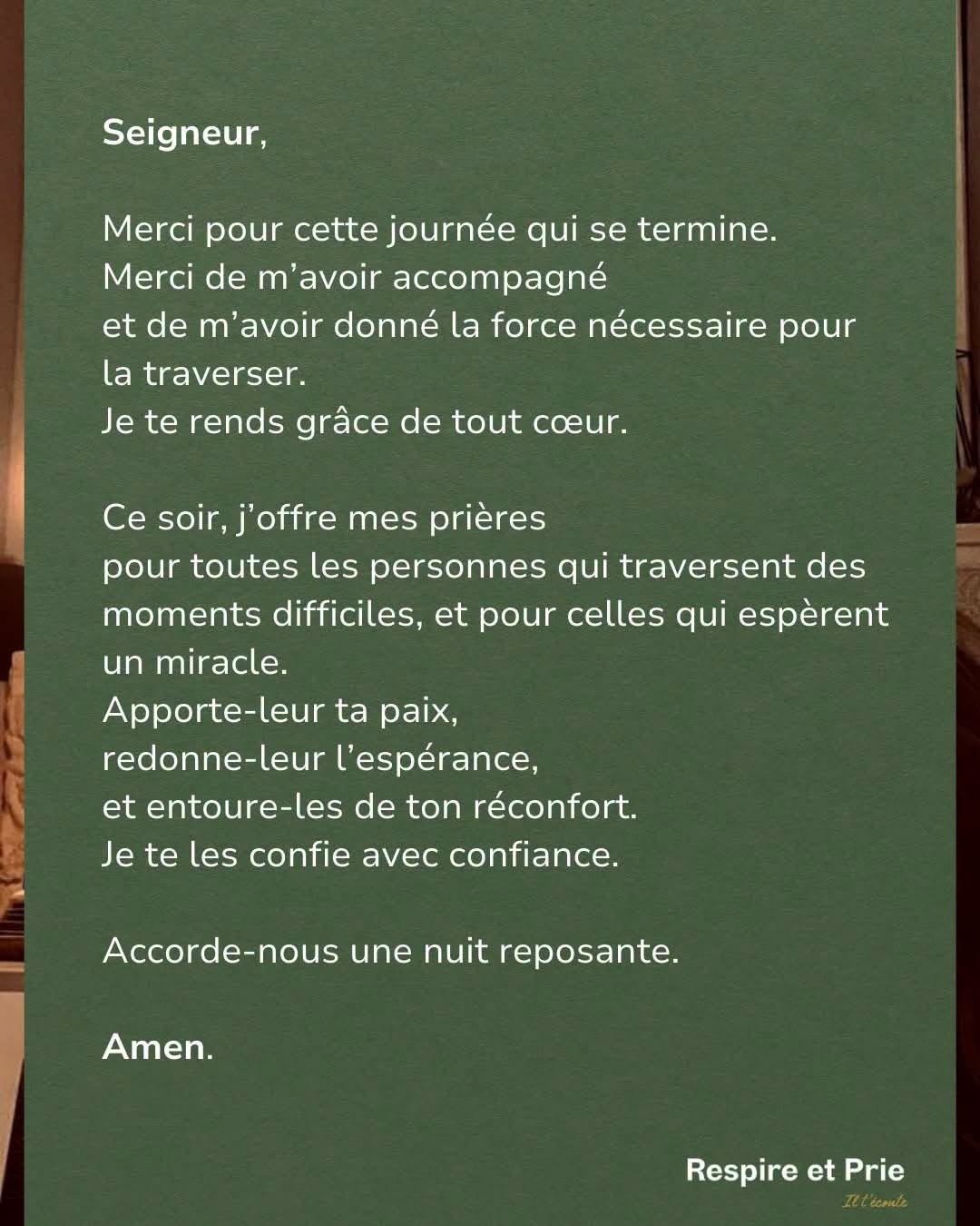 Une nuit reposante