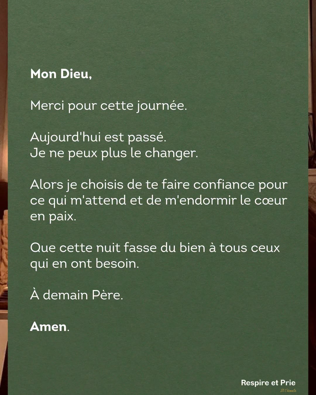 A demain, Père