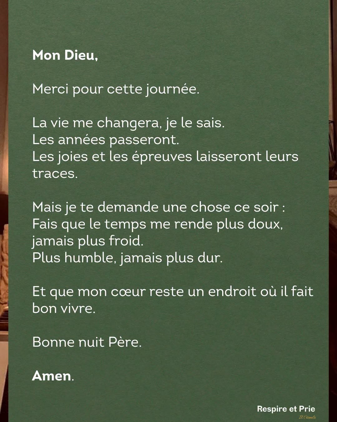 Ma vie me changera