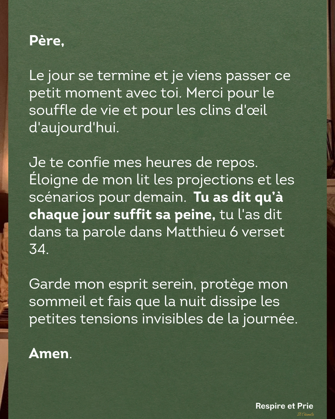 A chaque jour, sa peine