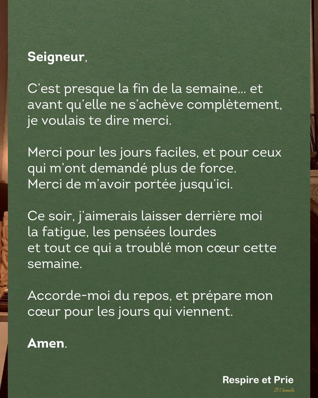 Accorde moi du repos