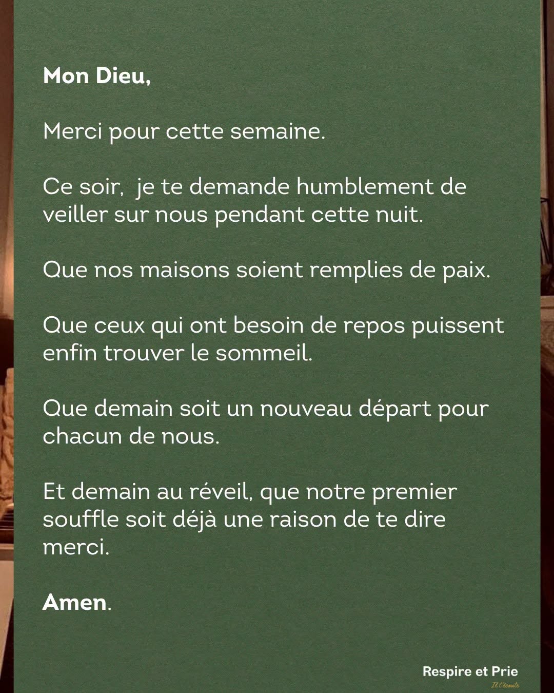 Je te demande humblement