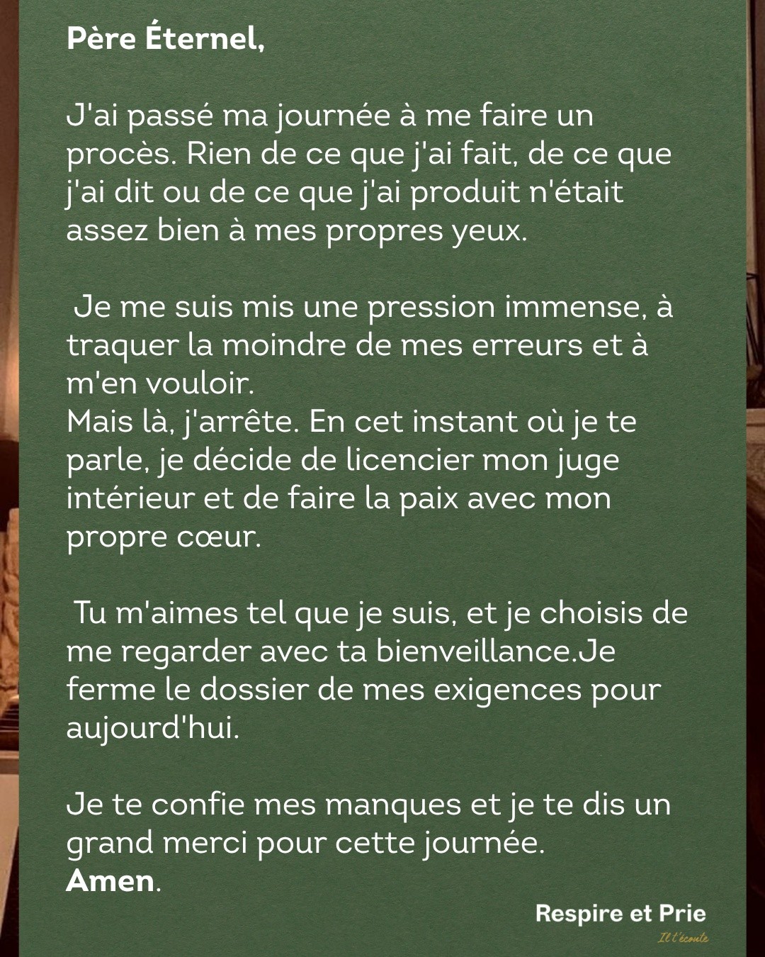 Je ne peux pas tout porter