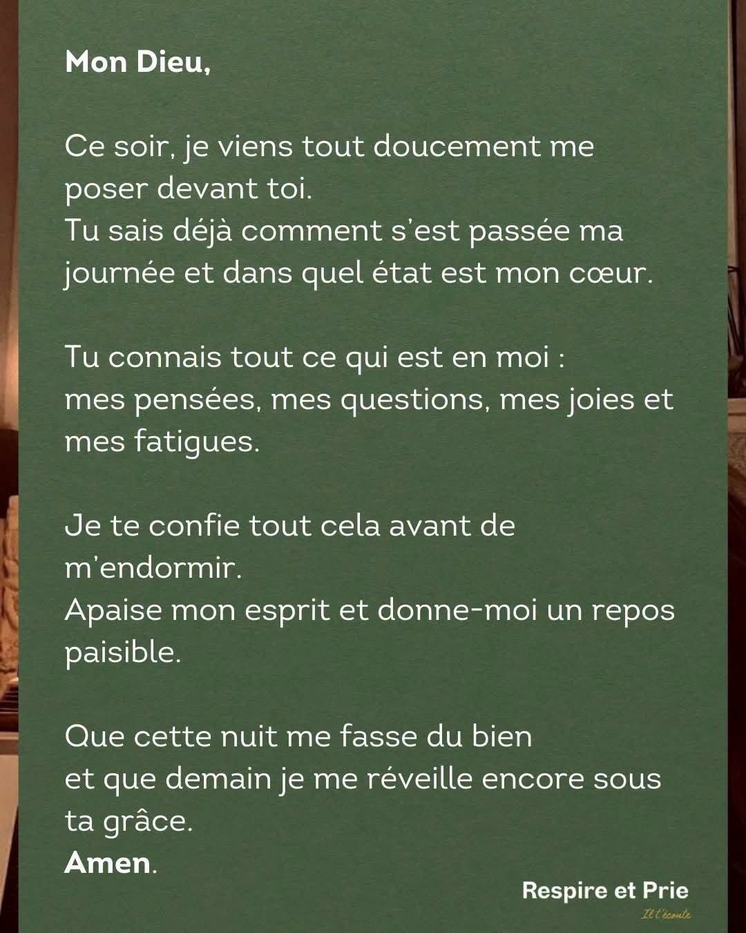 Un repos paisible